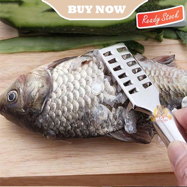 Alat Pembersih Sisik Ikan Stainless Steel praktis dan mudah di gunakan