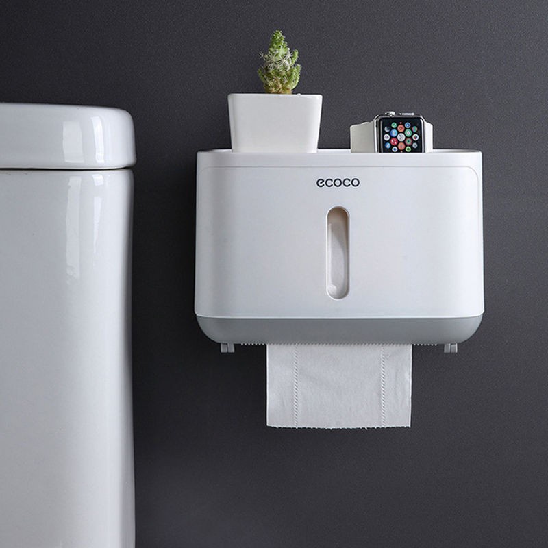 【GOGOMART】ECOCO Kotak Tisu / Tissue Storage Toilet - E1807