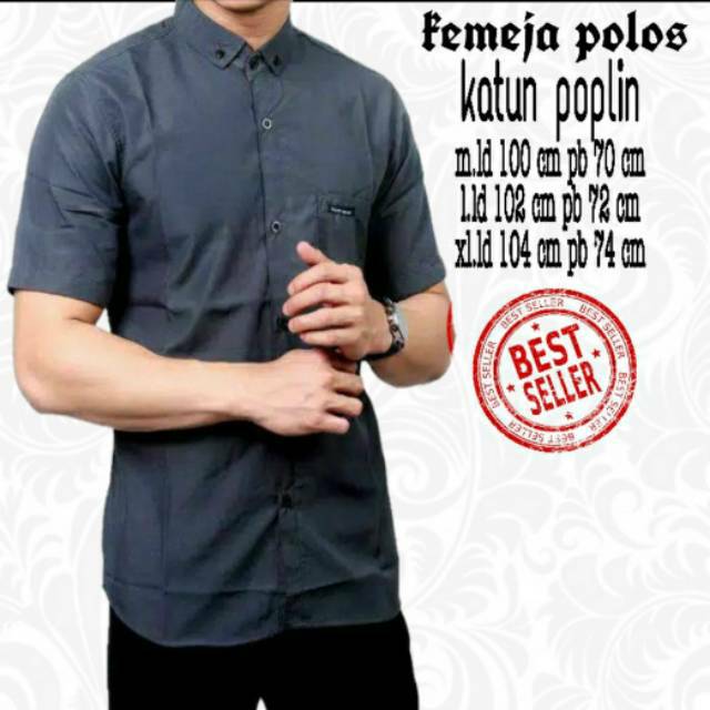 KEMEJA PRIA MENS POLOSAN LENGAn PENDEK COOLMAN PAKIAN PRIA CASUAL PAKAIAN DINAS PNS KERJA SIZE MLXL