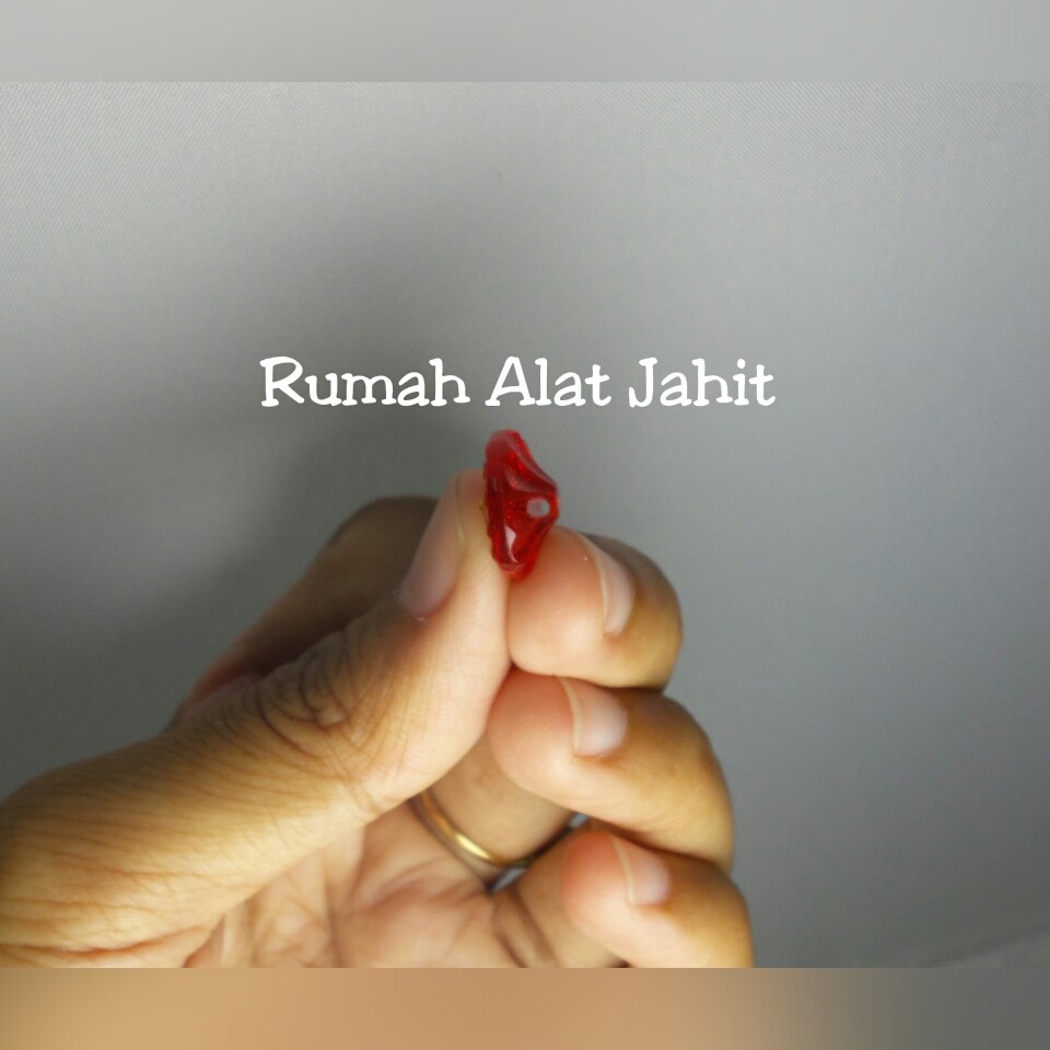 Kancing Akrilik Emas Motif Petasan 12mm