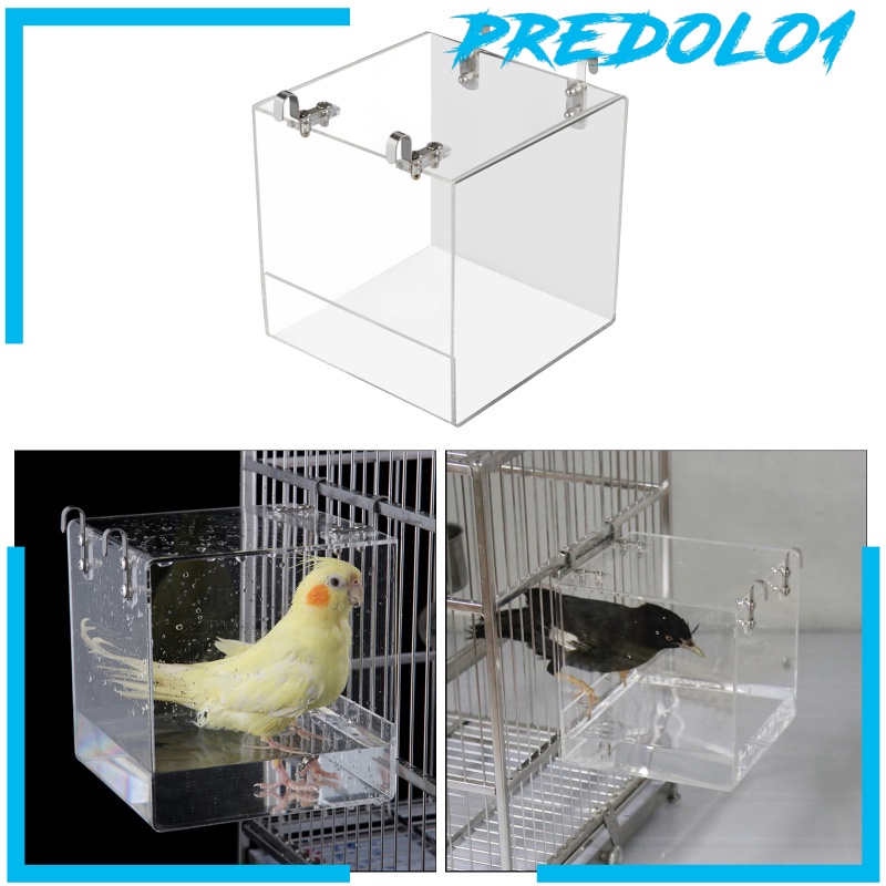 (Predolo1) Bak Mandi Burung Parkit / Lovebird Model Gantung