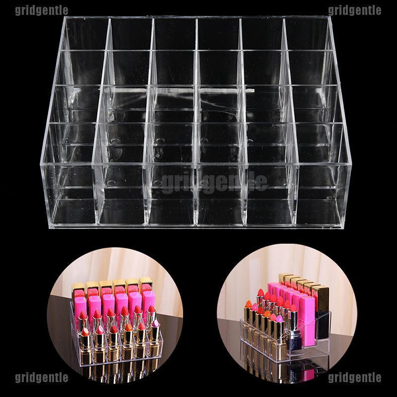 Wu Rak Display 24 Slot Organizer Lipstick Kosmetik Wu Rak Display 24 Slot Organizer Lipstick Kosmetik