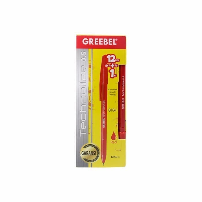 

MURAH SALE GROSIR PULPEN PEN GREEBEL / MERAH ISI 13 PER PACK 12PC GRATIS 1PC