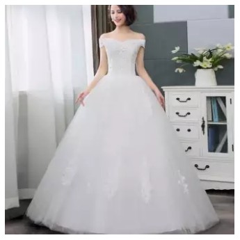 Gaun Pengantin model Sabrina Ball gown