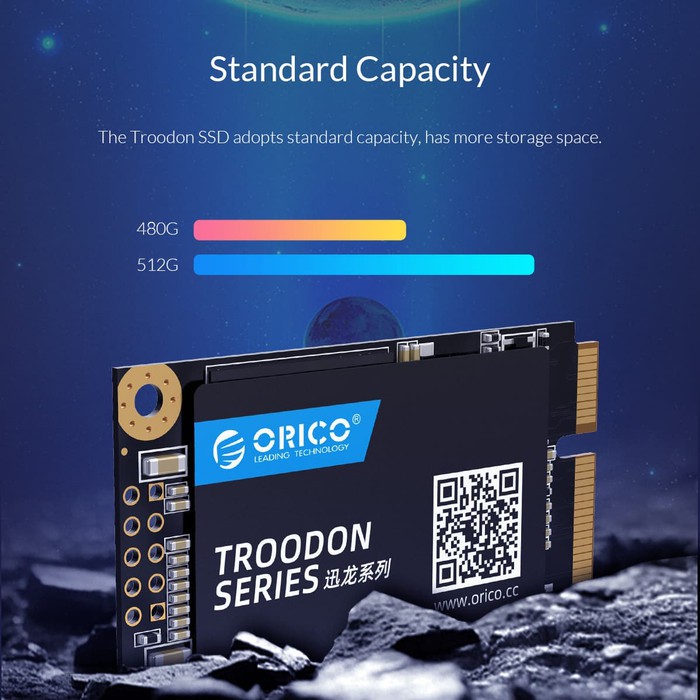 SSD mSATA orico 256gb troodon 3d nand flash TLC 6Gbps M200-256gb - M-sata Solid State Drive