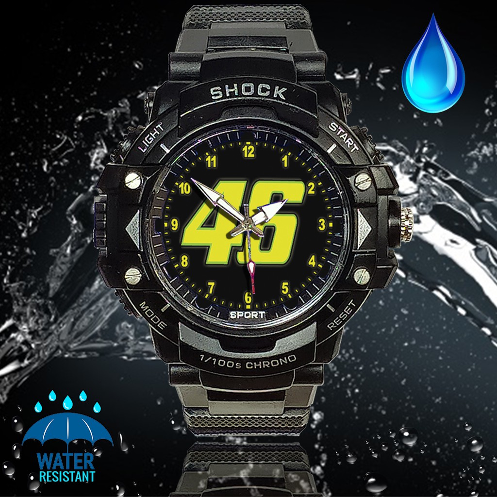 (JOS GANDOS BOS) Jam Tangan VALENTINO ROSSI . THE DOCTOR . 46 (Exclusive)