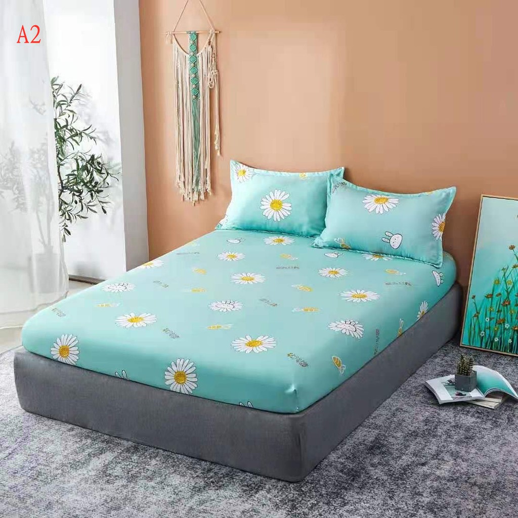 RM-01 SEPREI Bed Cover Sprei Menarik Seprai Kualitas Bagus (MICROTEK) 120x200 180x200