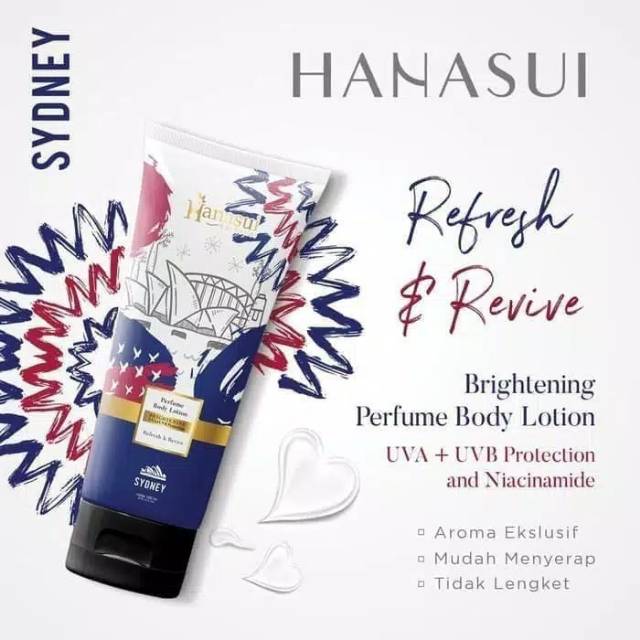 HANASUI Perfume Body Lotion 180ml