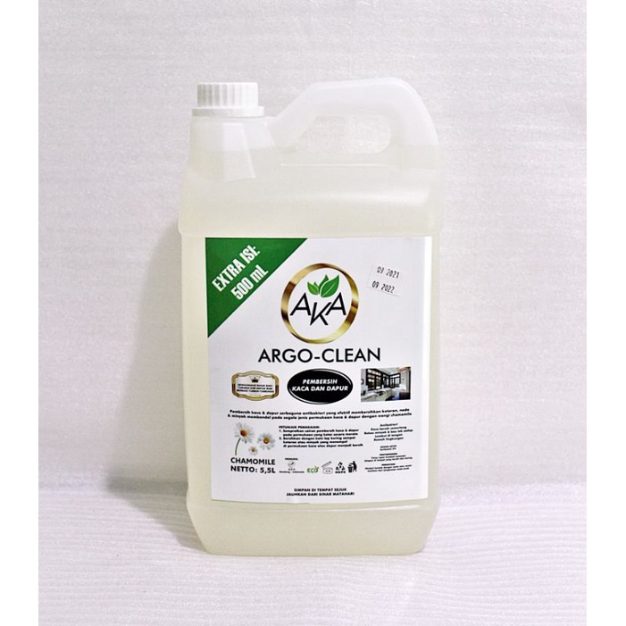 AKA PREMIUM ARGO-CLEAN Pembersih Kaca dan Dapur  5 Liter