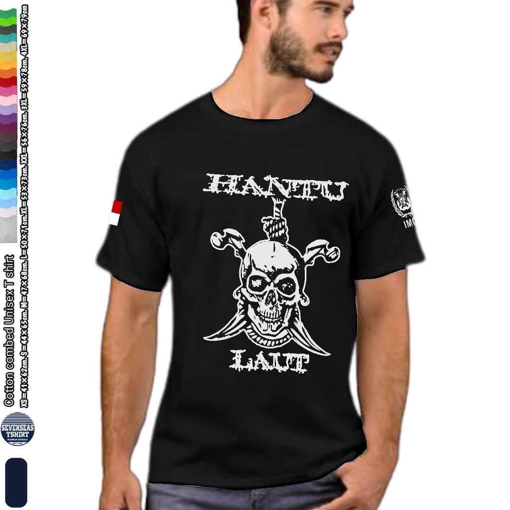 KAOS TSHIRT DISTRO PELAUT SAILOR HANTU LAUT