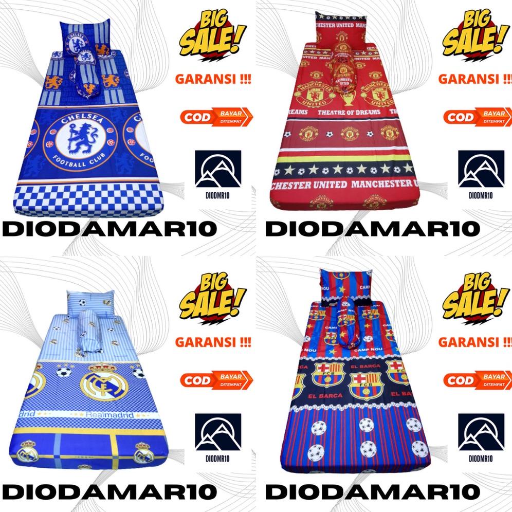 SPREI SEPRAI MOTIF CLUB SEPAK BOLA MANCHESTER UNITED MU BARCA BARCELONA CHELSEA REAL MADRID NO. 1 | 