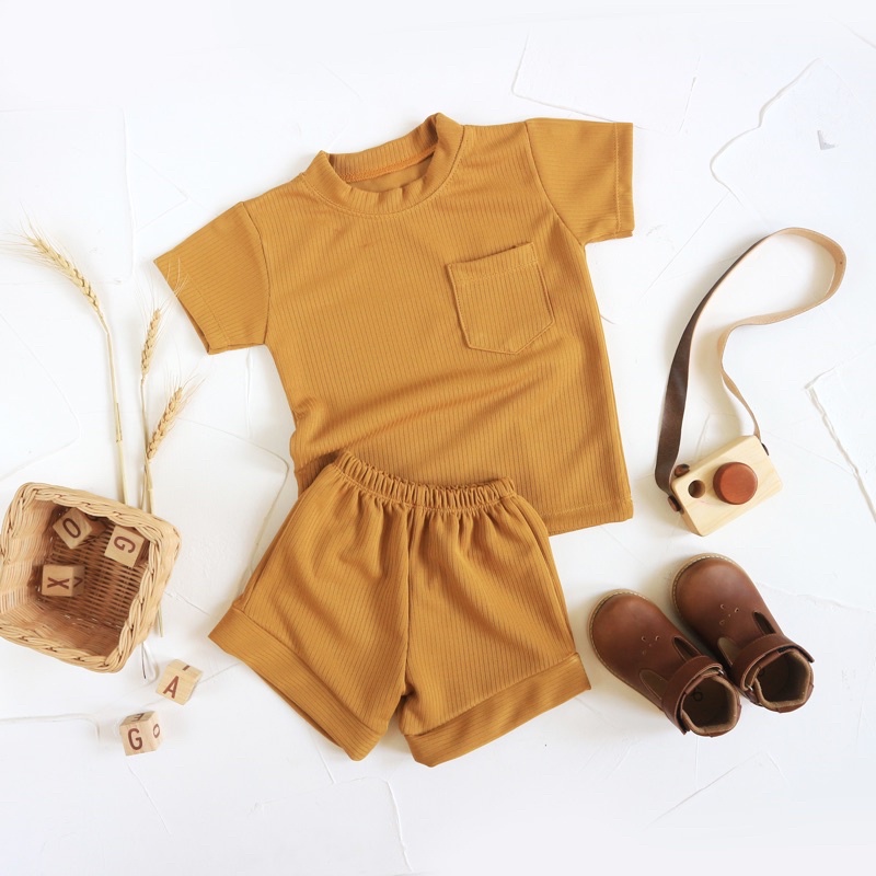 LITTLECAIM - DANZEL SET | setelan baju anak unisex