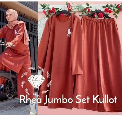 ✳ Stelan senam olahraga wanita model muslim baju tunik muslimah training Panjang murah JUMBO ld 120 