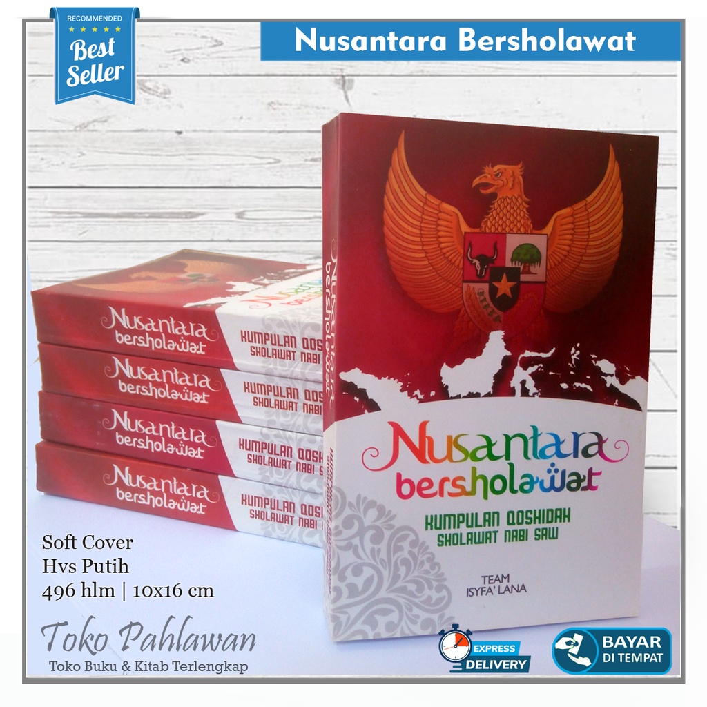 Buku Nusantara Bersholawat Kumpulan Qasidah Sholawat Nabi | Habib Syech Gus Azmi Syechkermania