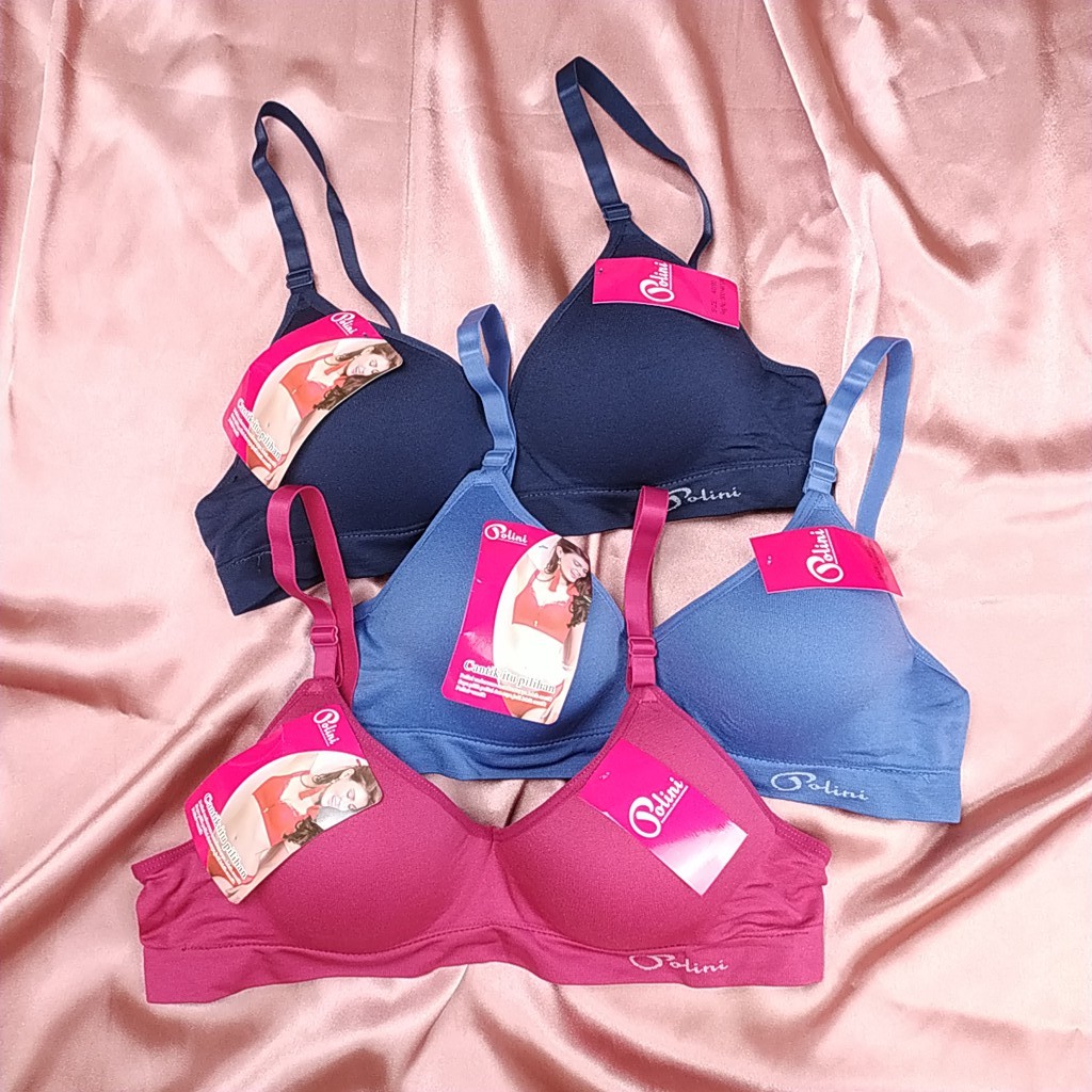 BEE - Sport Bra Push Up Bh Wanita Berkawat Premium Pakaian Dalam Wanita A129 Polini