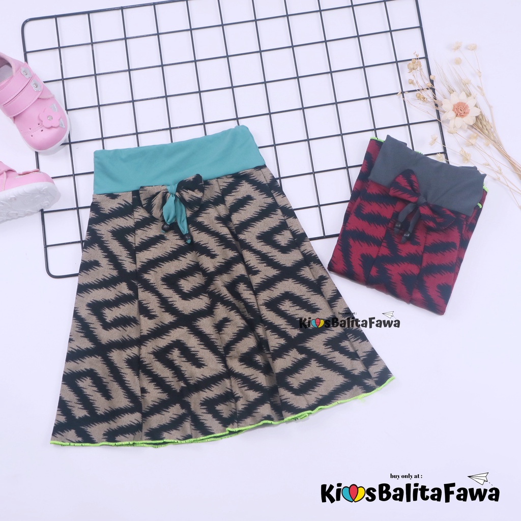 [MOTIF] Rok Pita Bianca uk. 4-5 Tahun / Skirt Rempel Pendek Kids Girl Anak Perempuan Lucu Grosir