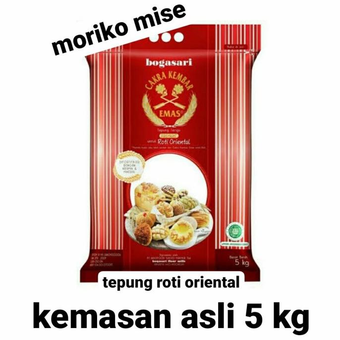 

[[COD]] tepung cakra kembar emas oriental 5 kg / terigu bogasari PRODUK TERBATAS Kode 848