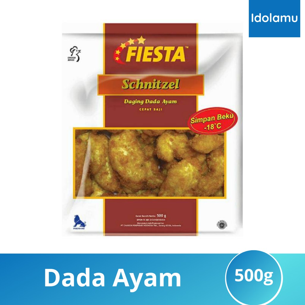 

Fiesta schnitzel dada ayam 500gr