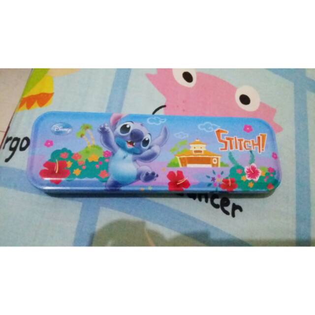 

Tempat pensil stitch warna biru