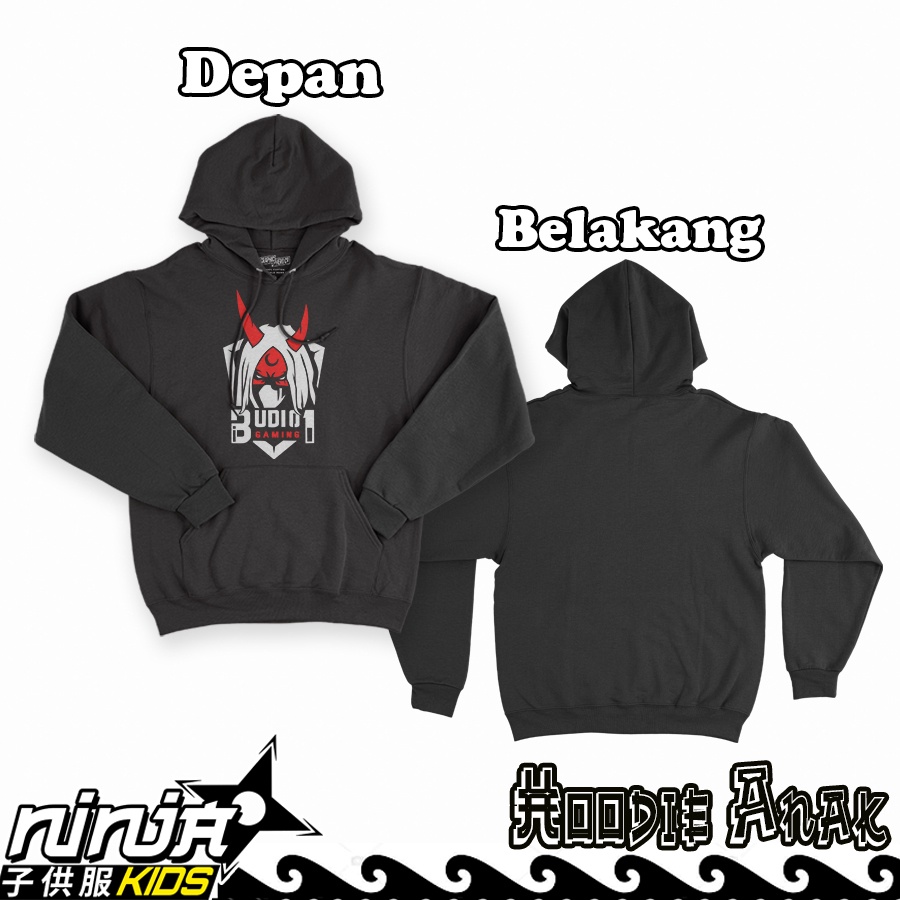 Jaket Sweeter Anak Laki laki Budi01 Gaming Hoodie Perempuan Unisex Cotton Fleece