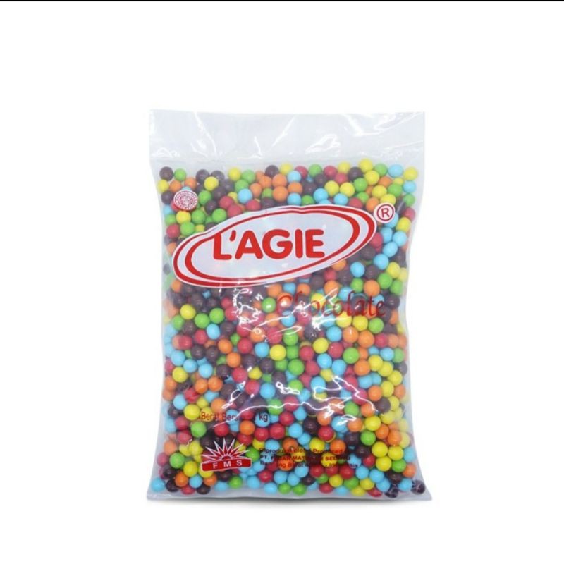 

Lagie Cokelat Mini Warna Warni 1kg grosir toko snack