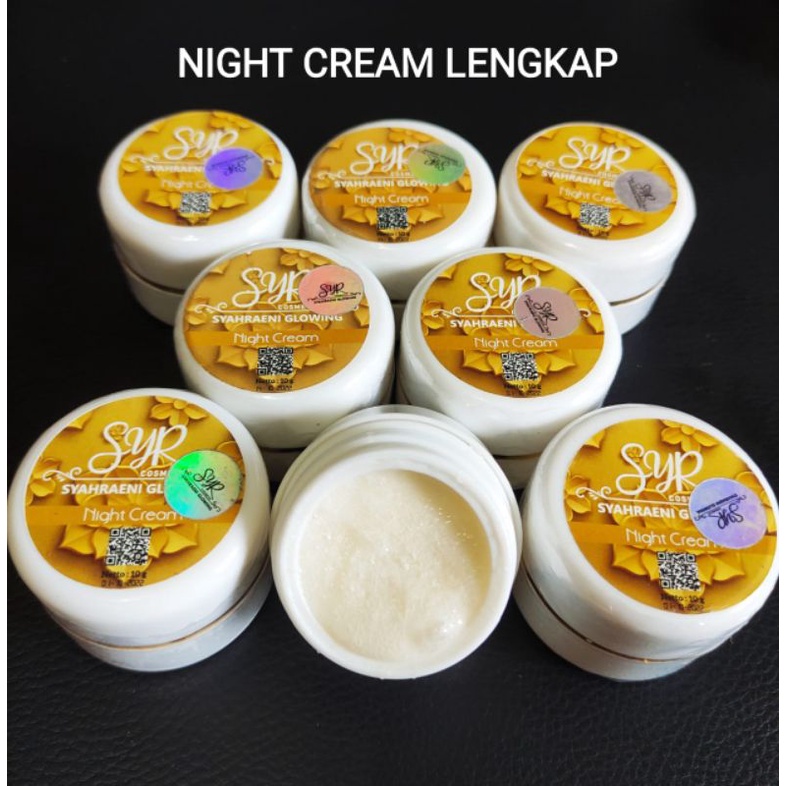 COD Eceran Beauty night cream paket lengkap syahraeni glowing nigth cream syahreni glowing cream mal
