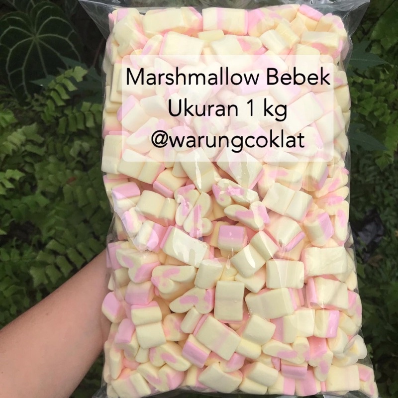 [HALAL] Marshmallow Duckie Marshmallow Bebek Chompchomp Marshmallow Halal marsmallow kiloan Snack An