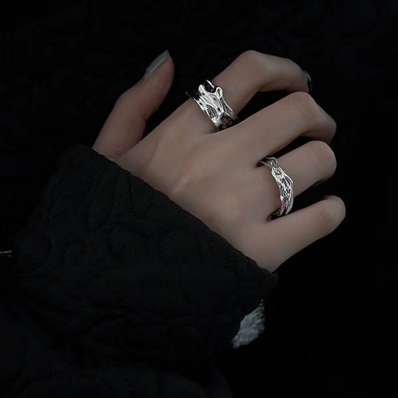 Cincin Model Terbuka Gaya Hip Hop Untuk Aksesoris