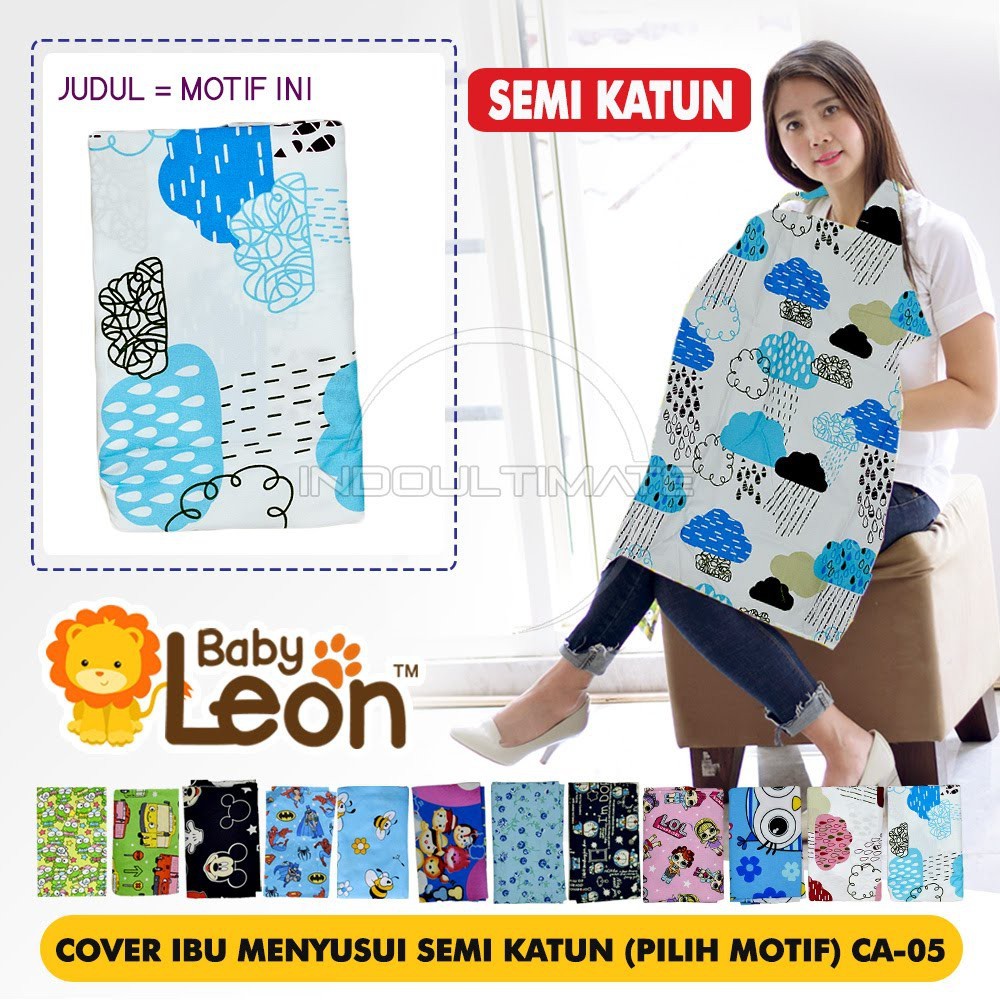 Cover Asi Menyusui Nursing Cover Breastfeeding Cover Apron Menyusui Celemek Menyusui CA-05