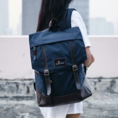 HIGHWAY NAVY |ManNeedMe x URBAN| Tas Ransel Punggung Pria Wanita Backpack ORIGINAL