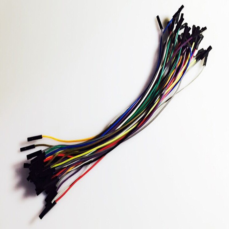 

1 p single double dupont plug line 20 cm color randomly