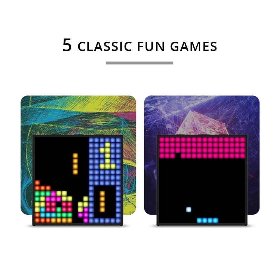 DIVOOM TimeBox-EVO - Portable Bluetooth Speaker Pixel Art LED Display