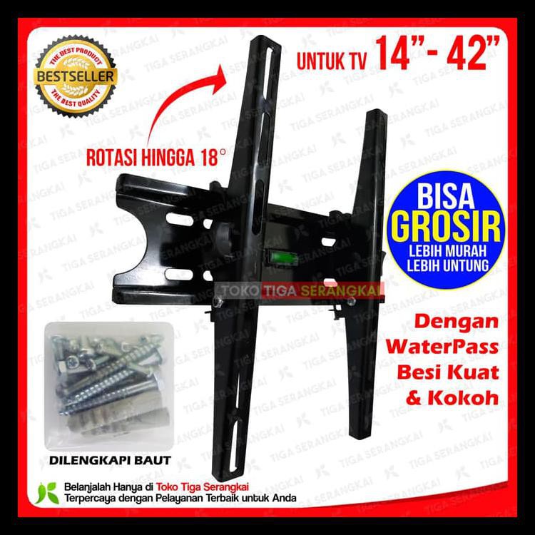 Diamond Bracket Tv Led/Lcd 14-40 Inch - Breket Tv / Braket Tv