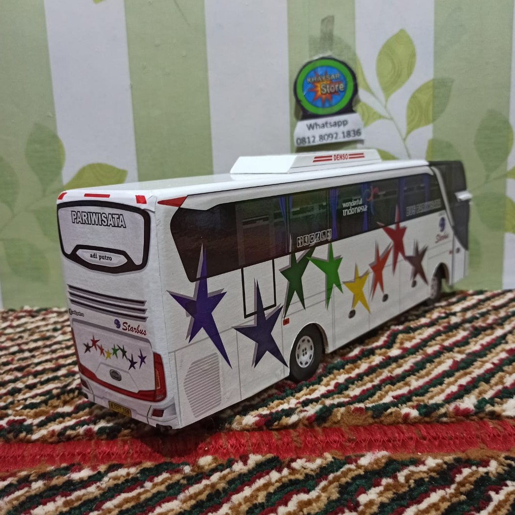 Miniatur Bus bis / mainan bus bis Star bus shd