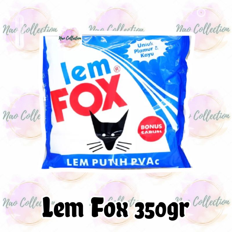 

Lem Fox Putih 350gr (Lem Kayu, Lem Triplek, Plamur Tembok, Lem Kertas, Lem Serbaguna)