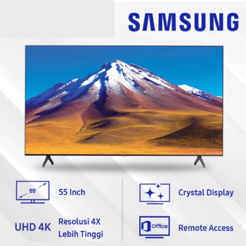 SAMSUNG Crystal UHD 4K Smart TV 55 Inch UA55TU6900KXXD (2020)