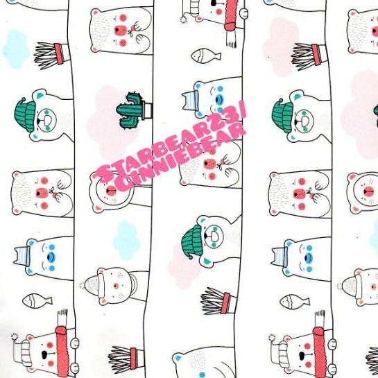 

kertas kado doff motif polarbear