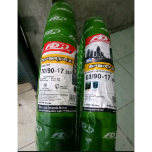 Ban luar FDR Spartax Sepasang 60/90-70/90 ring 17