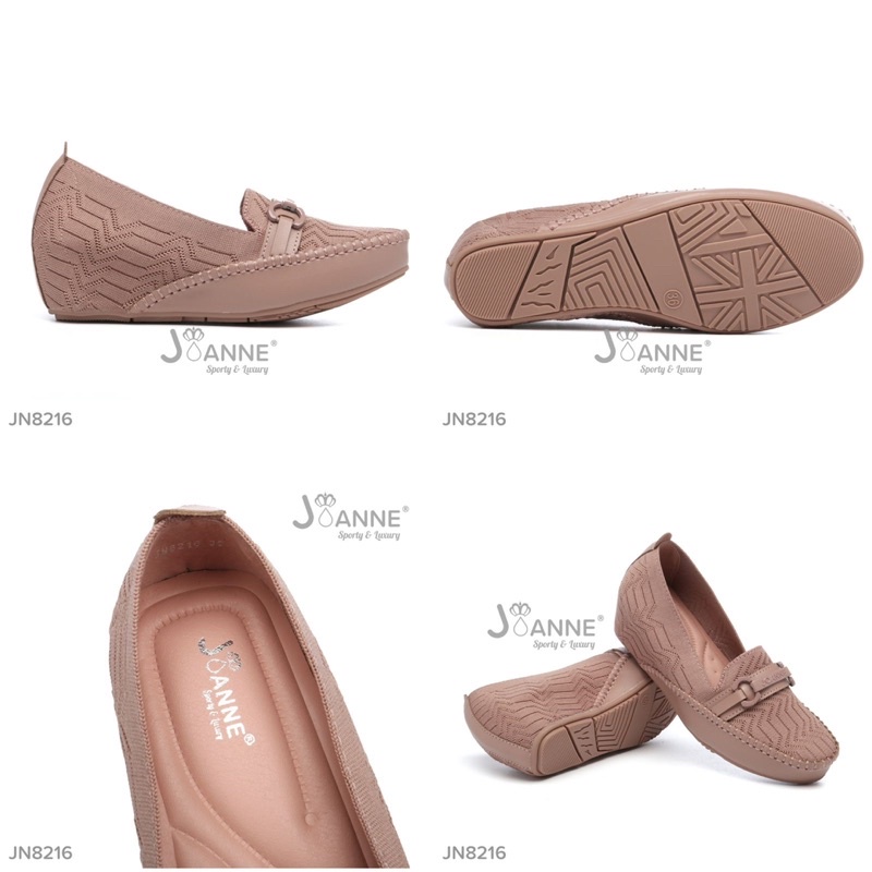 JOANNE Sepatu Wedges Shoes Wanita JN8216 [ORIGINAL BRAND]