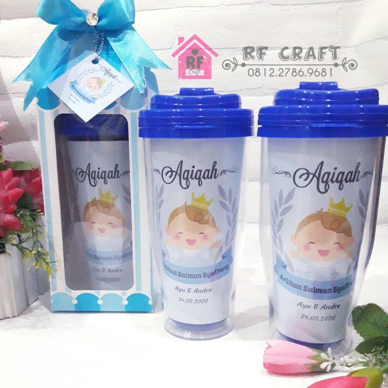Souvenir tumbler souvenir kelahiran souvenir aqiqah