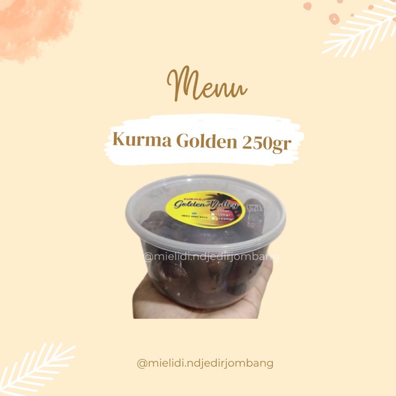 

KURMA GOLDEN VALLEY 250gr || KURMA ENAK