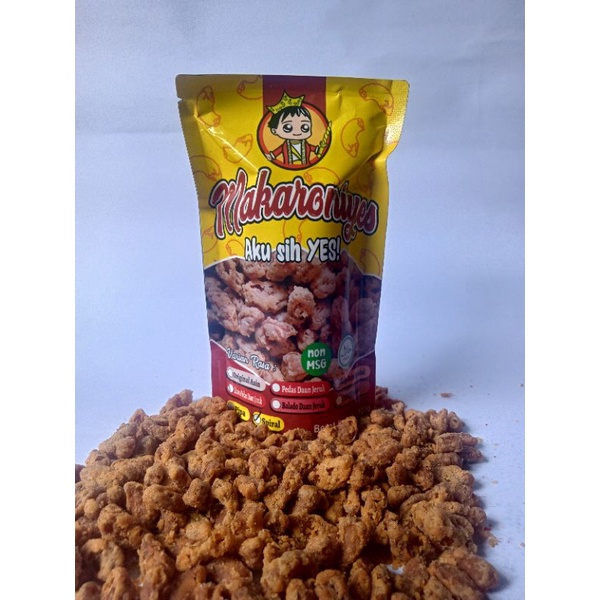 

Makaroni Goreng Pipa Renyah Original Asin 100gr dari makaroniyes