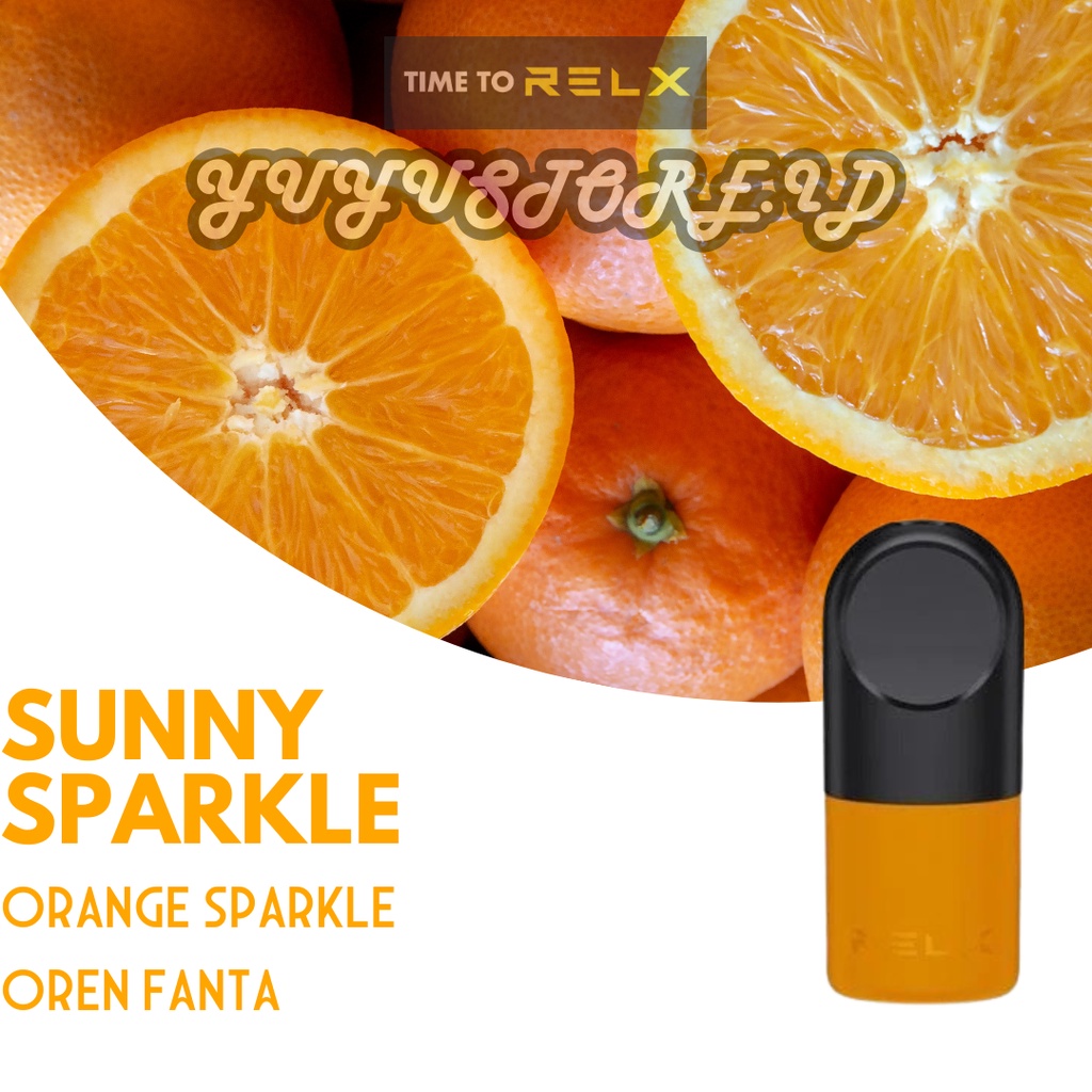 Relx Infinity Pod Pro Sunny Sparkle atau Orange Fanta untuk Infinity Essential