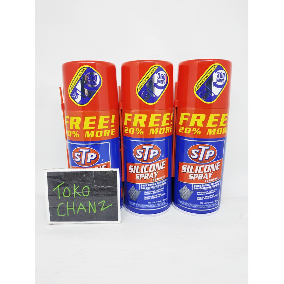 STP Silicone Spray Lubricant Pelumas Anti Karat Karet Mobil Power Window