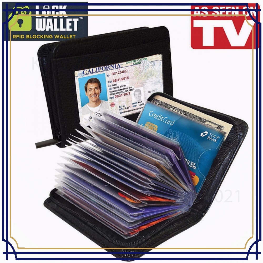 Dompet Kartu Kredit Secure RFID Blocking - 789522