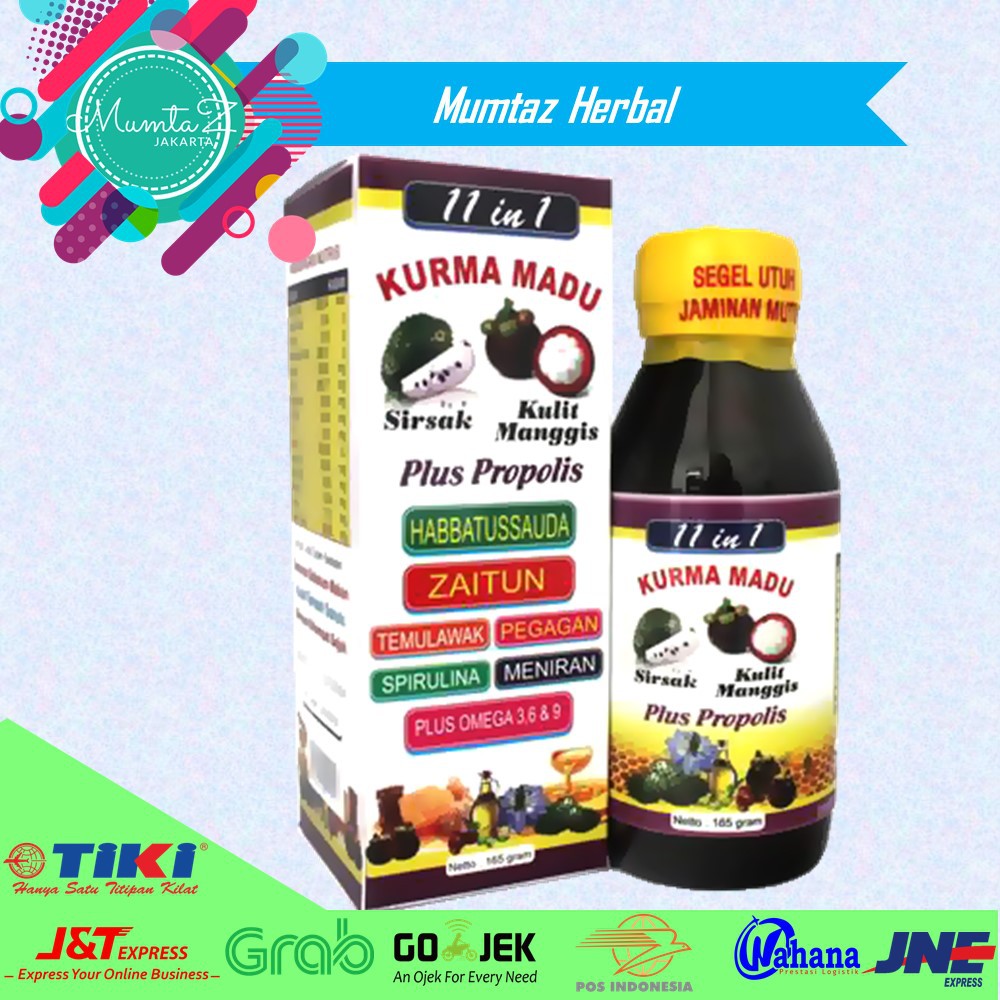 

[PROMO] Kurma Madu 11 in 1 Madu Kurma Propolis 165gr Kesehatan Anak