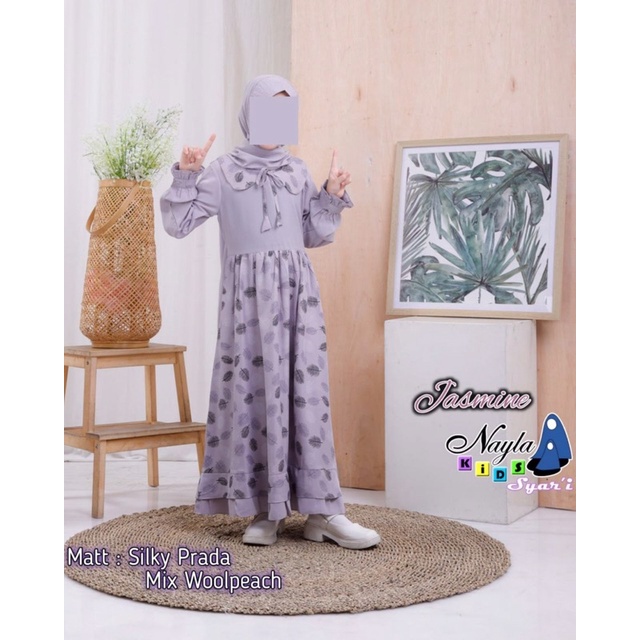 Gamis anak jasmine by nayla kids