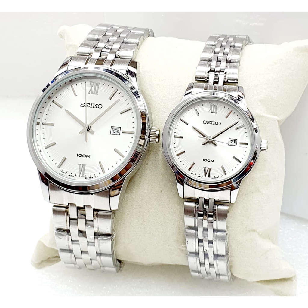 Jam Tangan Seiko Couple Anti Air Best Seller Jam Tangan Viral Kekinian Seiko Pasangan Sepasang Jam