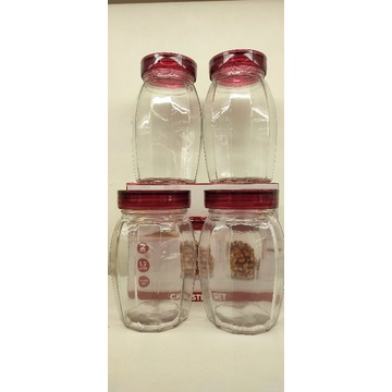Toples Kaca Viral!!!Selma Canister Set 1.2lt(2pcs