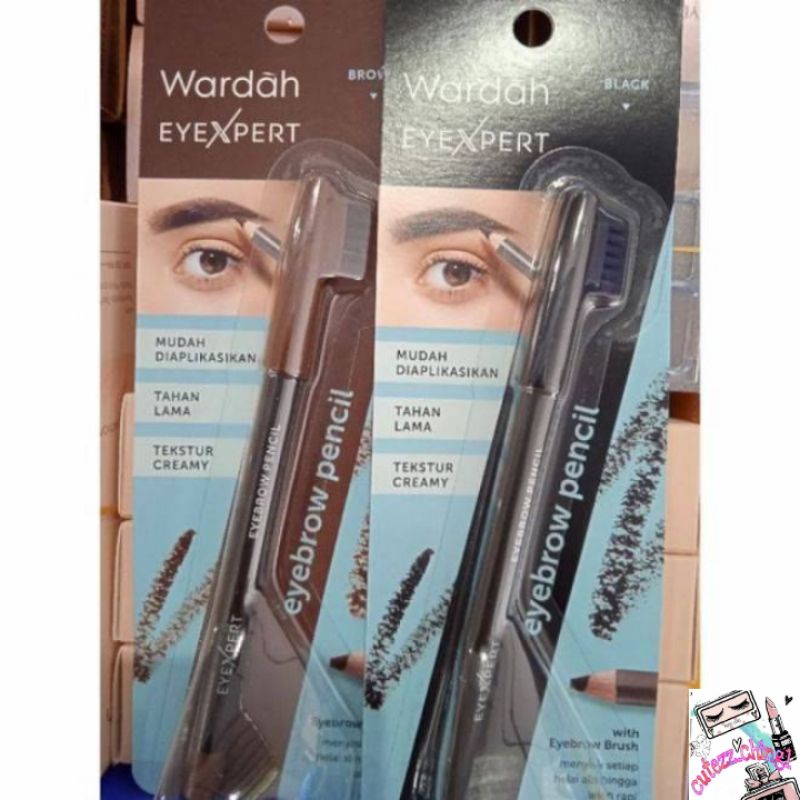 ☃Cutezz_Ching1☃Wardah Eyebrow Pencil 1.14g - Pensil Alis